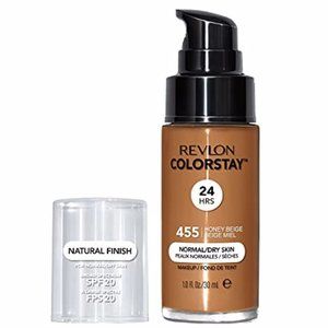 2/10$ Revlon colorstay makeup 24h fps 20 natural finish 455 honey beige